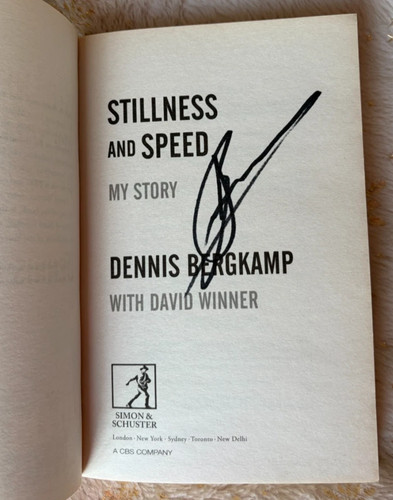Dennis bergkamp signed - dennis,